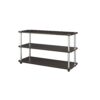 Espresso 3-Shelf Modern Shoe Rack - Holds up to 12 Pair of Shoes - Image 3