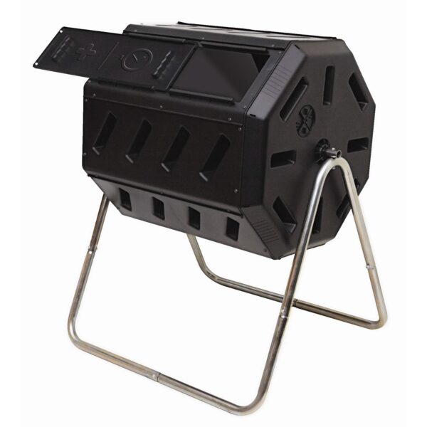 37-Gallon Tumbling Compost Bin Tumbler Composter - 5 Cu. Ft. - Image 2