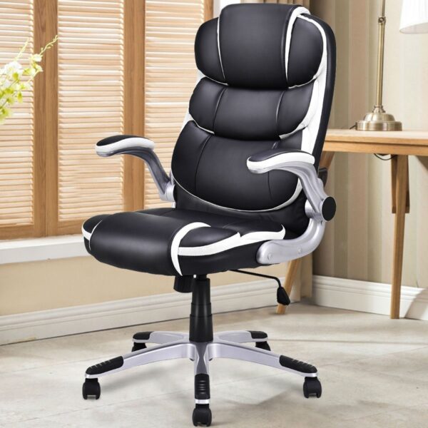 Black High Back Executive Swivel Office Chair - Image 3