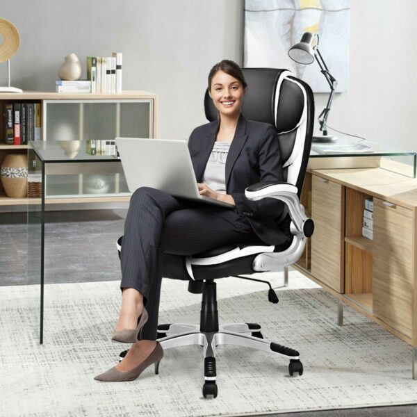 Black High Back Executive Swivel Office Chair - Image 4