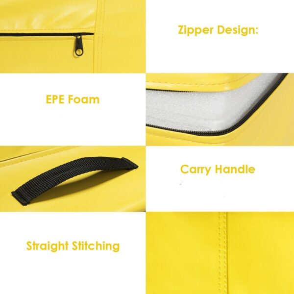 Folding Foam Soft Incline Slope Cheese Gymnastics Gym Mat Plyo Box - Image 5