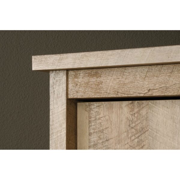 Cottage Style Wardrobe Armoire Storage Cabinet in Light Wood Finish - Image 3