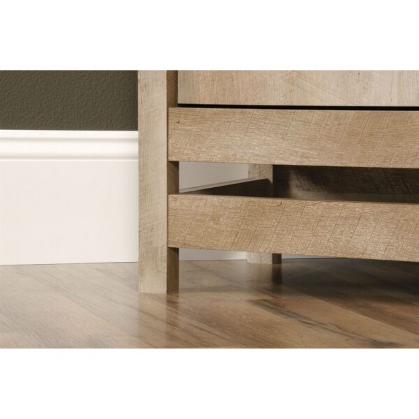 Cottage Style Wardrobe Armoire Storage Cabinet in Light Wood Finish - Image 5
