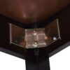 Walnut Brown Wood Console Sofa Table with Drawer - Image 5