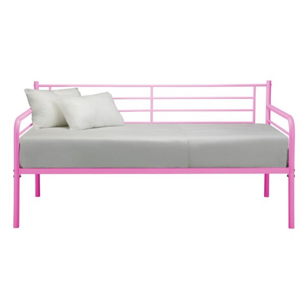 Twin size Stylish Pink Metal Daybed - Image 2