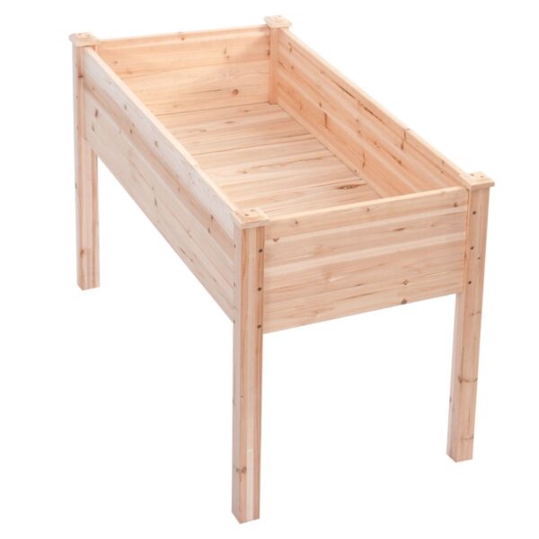 Solid Wood Cedar 30-inch High Raised Garden Bed Planter Box - Image 4