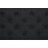 Twin size Black Linen Upholstered Daybed with White Metal Frame - Image 3