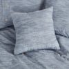 King / California King 5-Piece Cotton Farmhouse Blue Comforter Set - Image 5