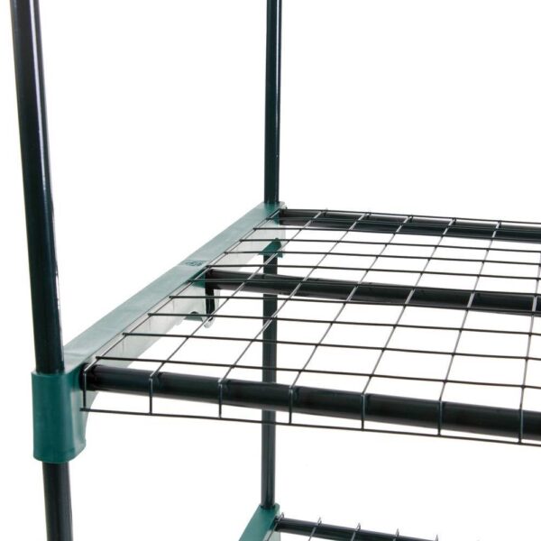 Durable 4-Tier Plant Stand Greenhouse with Zippered PVC Cover - Image 5