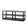 Modern 3-Shelf Espresso Black Shoe Rack - Holds up to 18 Pair of Shoes - Image 2