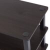 Modern 3-Shelf Espresso Black Shoe Rack - Holds up to 18 Pair of Shoes - Image 3