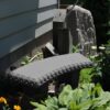 Lightweight Granite Resin Outdoor Garden Bench - Image 2