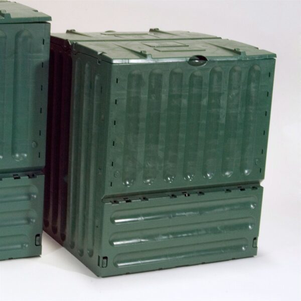Outdoor Composting 110-Gallon Composter Recycle Plastic Compost Bin - Green - Image 2