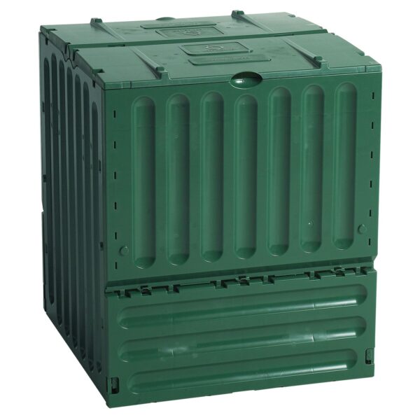 Outdoor Composting 110-Gallon Composter Recycle Plastic Compost Bin - Green - Image 3