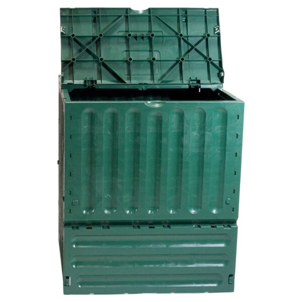 Outdoor Composting 110-Gallon Composter Recycle Plastic Compost Bin - Green - Image 4