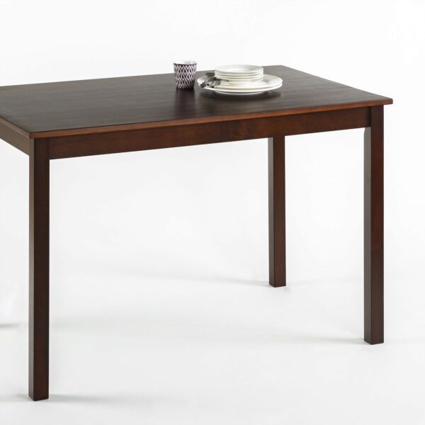 Classic 45 x 28 inch Wooden Dining Table in Espresso Finish - Image 2