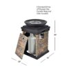 Outdoor Propane Fire Bowl Fire Pit Patio Heater - Image 5
