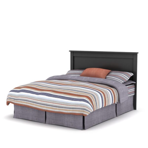 Full / Queen size Headboard in Black Finish - Made in Canada - Image 2