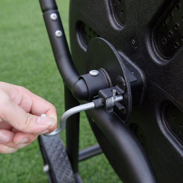 Outdoor Mobile 50-Gallon Compost Bin Tumbler on Wheels - Image 4
