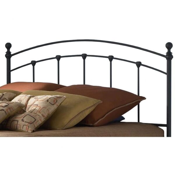 Full size Matte Black Metal Headboard - Image 3
