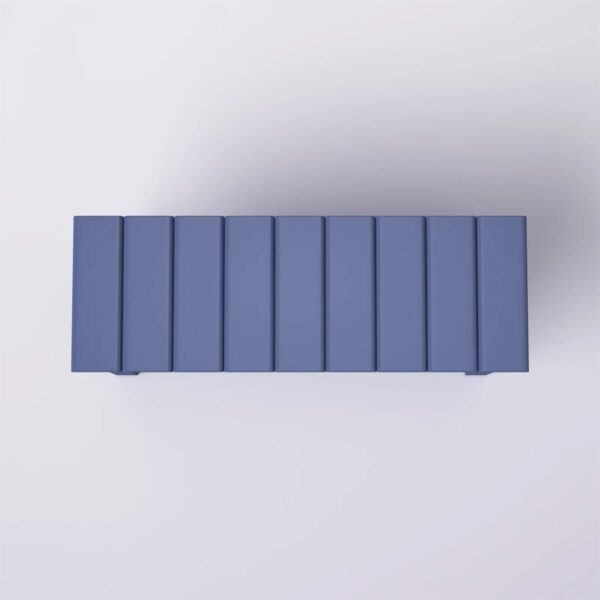 Blue Wood 2-Shelf Shoe Rack Storage Bench - 150 lbs. Weight Capacity - Image 4