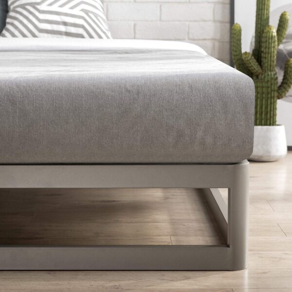 Full size Modern Heavy Duty Low Profile Metal Platform Bed Frame - Image 4
