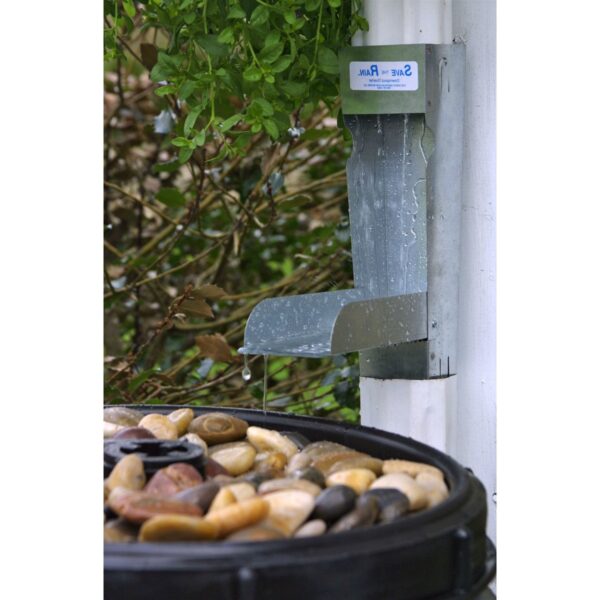 60-Gallon High Density Polyethylene Plastic Rain Barrel in Forest Green - Image 3