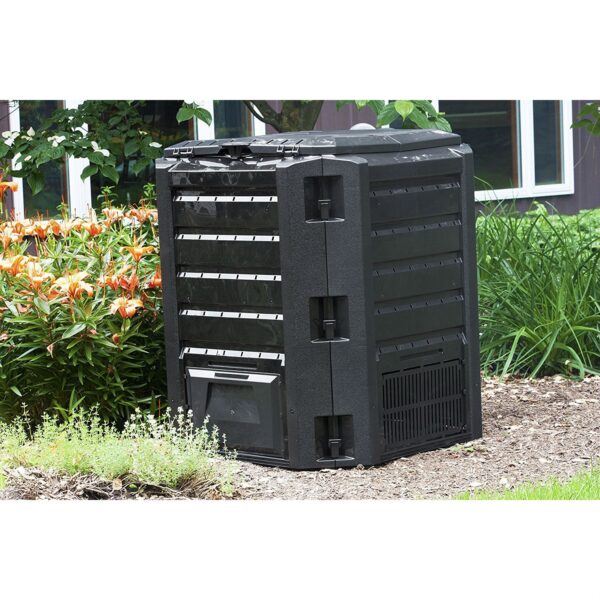 Black Composter 100-Gallon Compost Bin for Home Composting - Image 4