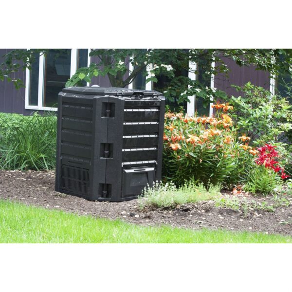 Black Composter 100-Gallon Compost Bin for Home Composting - Image 5