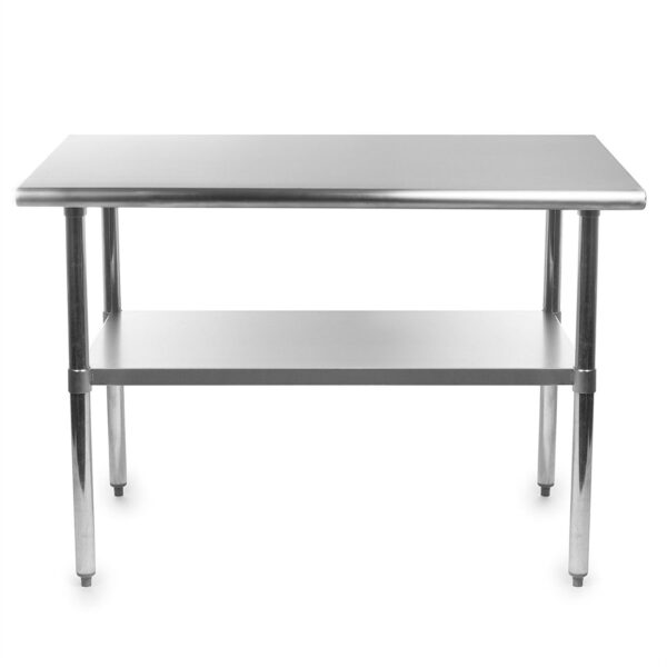Heavy Duty Stainless Steel 48 x 30 inch Kitchen Restaurant Prep Work Table - Image 2