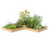 Farmhouse Cedar Wood Raised Garden Bed 4 ft x 12 ft - Made in USA - Image 2