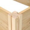 Farmhouse Cedar Wood Raised Garden Bed 4 ft x 12 ft - Made in USA - Image 5