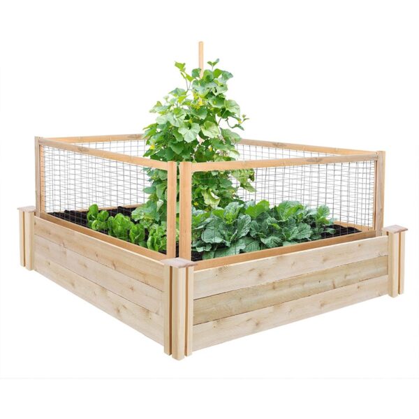 4 Pack Cedar Garden Trellis Set - 45 x 23.5 inch Each - Made in USA - Image 3