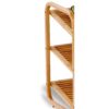 3-Tier Bamboo Shoe Rack Shelf  - Holds 9-12 Pairs of Shoes - Image 4