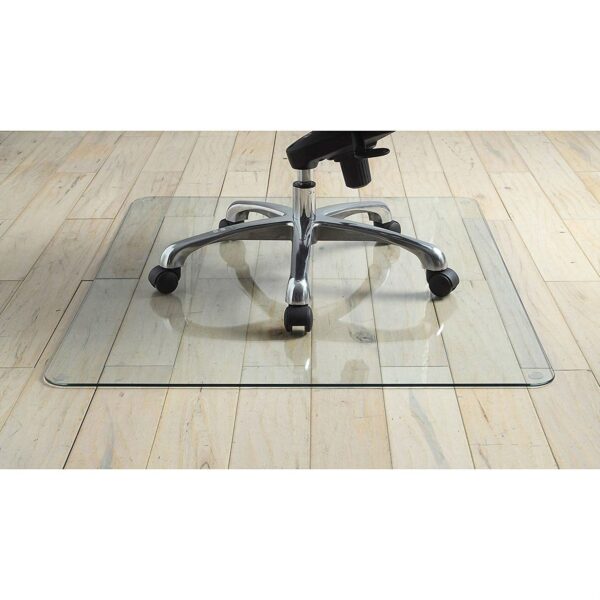 Heavy Duty 50 Inch Tempered Glass Chair Mat - Image 3