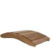 8-Ft Garden Bridge in Western Red Cedar - Natural Unstained Finish - Image 2