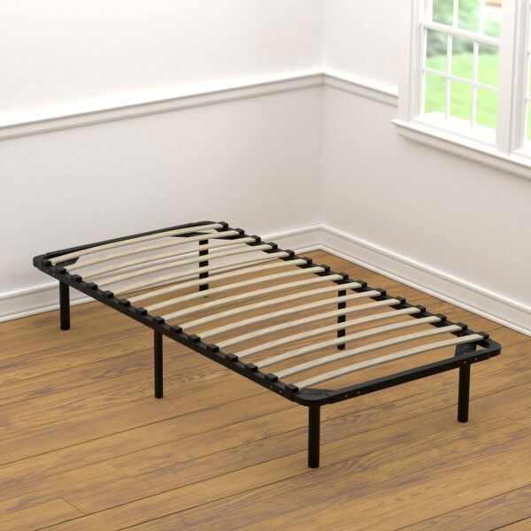 Twin XL Metal Platform Bed Frame with Wood Slats - Image 2