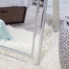 Modern Classic Art Deco Beveled Floor Mirror with Easel Style Stand - Image 3