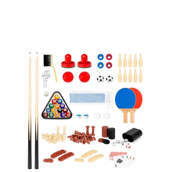 10-in-1 Combo Game Room Table Set Pool, Foosball, Ping Pong, Chess - Image 4