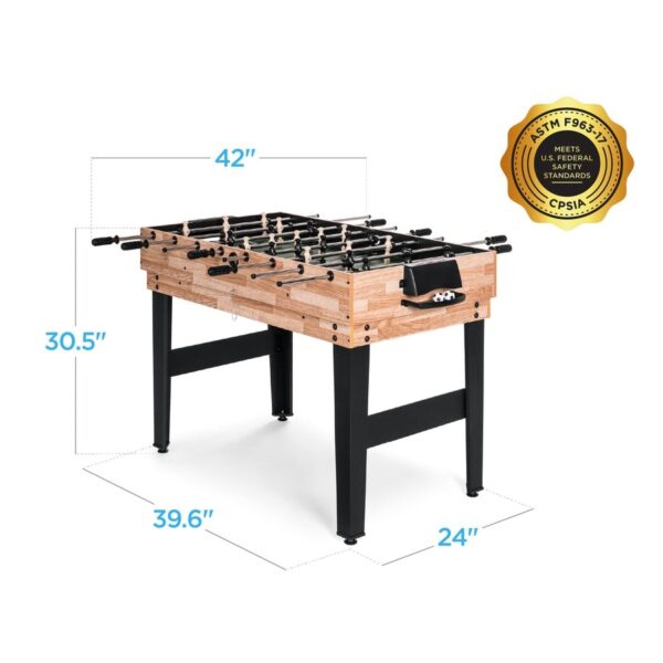 10-in-1 Combo Game Room Table Set Pool, Foosball, Ping Pong, Chess - Image 5