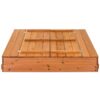 Sturdy Brown Cedar Kids Complete Seated Bench Sandbox - Image 4