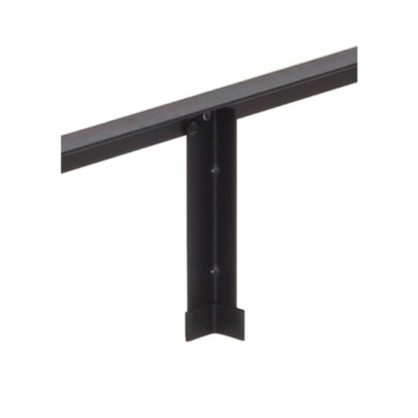 King size Hotel Style Metal Bed Frame Base with Cherry Wood Floor Panels - Image 2