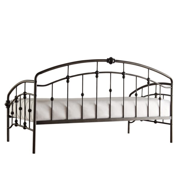Twin Metal Daybed in Antique Dark Bronze Finish - Image 3