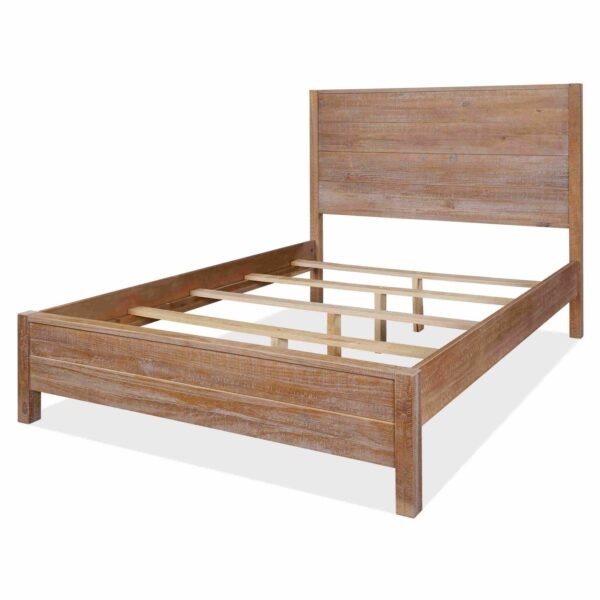 FarmHome Rustic Solid Pine Platform Bed in King Size - Image 2