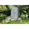 Outdoor 6-ft x 8-ft Storage Shed in Steel Reinforced Polypropylene - Image 2