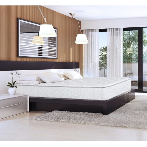 King size 10-inch Innerspring Mattress with Cool Gel Memory Foam Top - Image 2