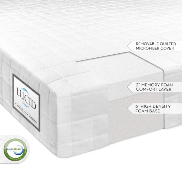 Twin XL size 10-inch Thick Memory Foam Mattress - Image 2