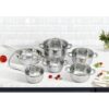 12 Piece Durable Stainless Steel Cookware Set - Image 2