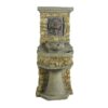 Indoor / Outdoor Water Fountain with Bronze Hued Lion Head