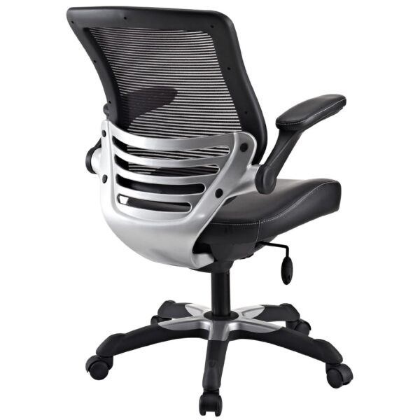 Modern Black Mesh Back Ergonomic Office Chair  with Flip-up Arms - Image 3
